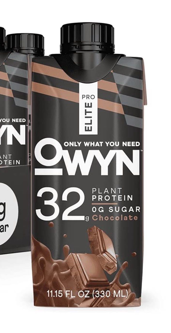 Pro Elite OWYN Plant Protein Chocolate Shake 32g 0 g Sugar
