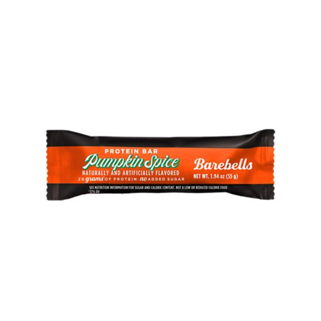Barebells Pumpkin Spice Protein Bar No Sugar Added 