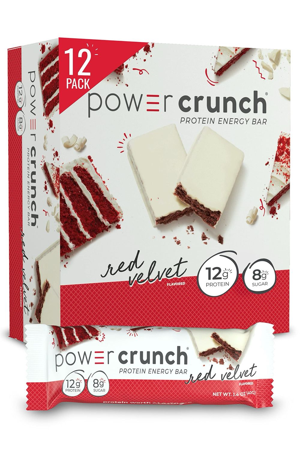 Power Crunch Protein Bar Red Velver 12 pack 