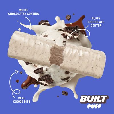 Built Bar Puffs Cookies and Cream  17g Pro 