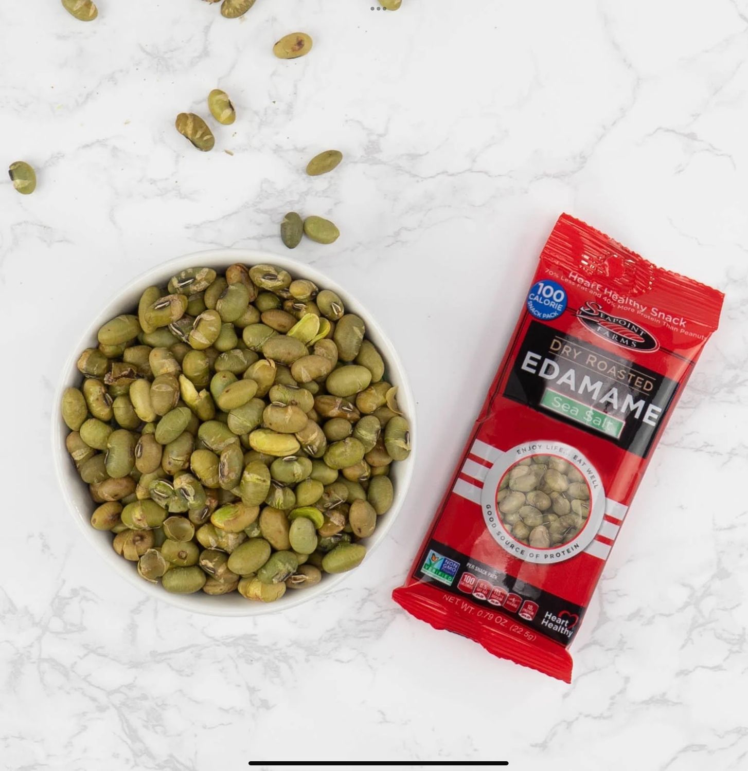 Seapoint Farms Dry Roasted Edamame Sea Salt