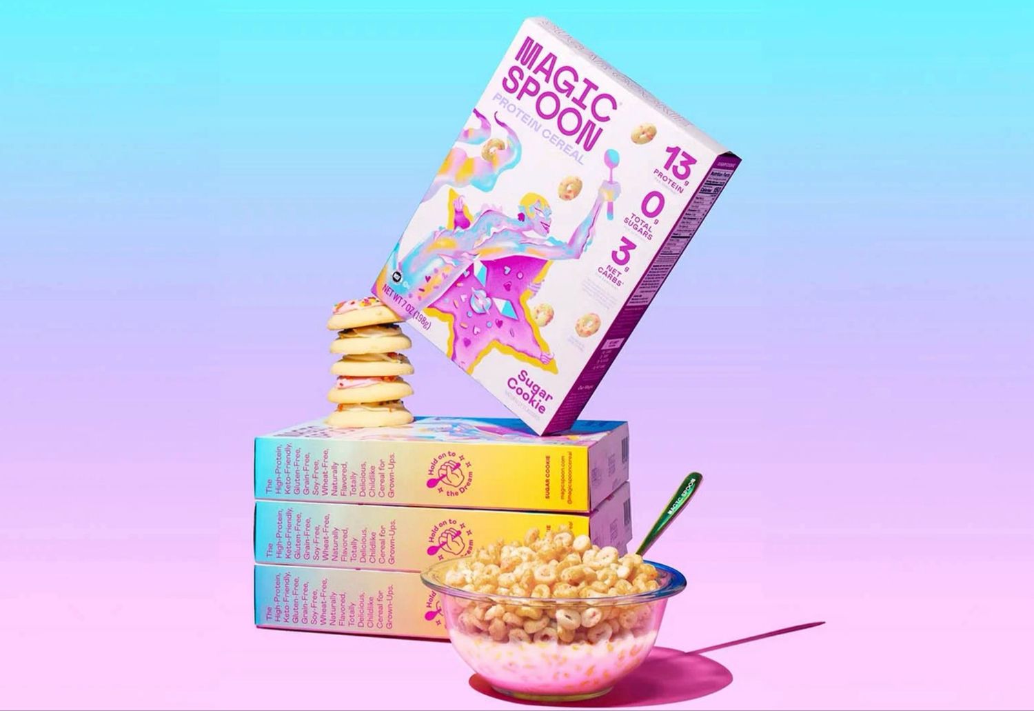 Magic Spoon Grain Free Sugar Cookie 13g Pro Zero Sugar