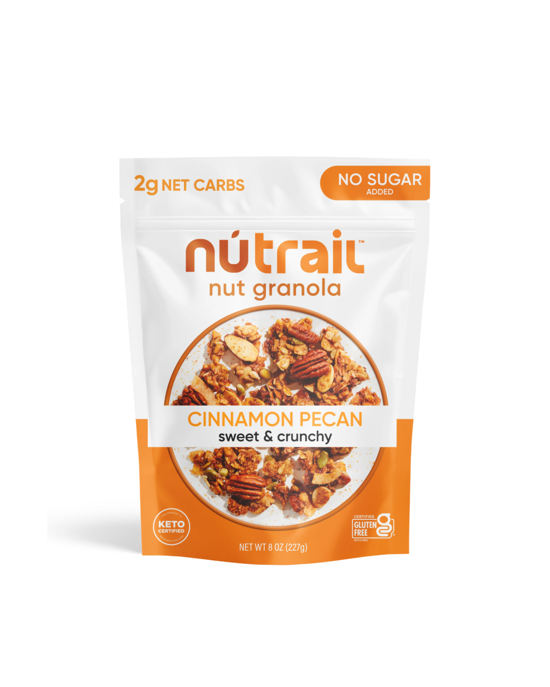 NuTrail Nut Granola Cinnamon Pecan Sweet &amp; Crunch Gluten Free