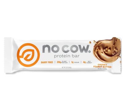 No Cow VEGAN Protein Bar Chunky Peanut Butter 20g Pro