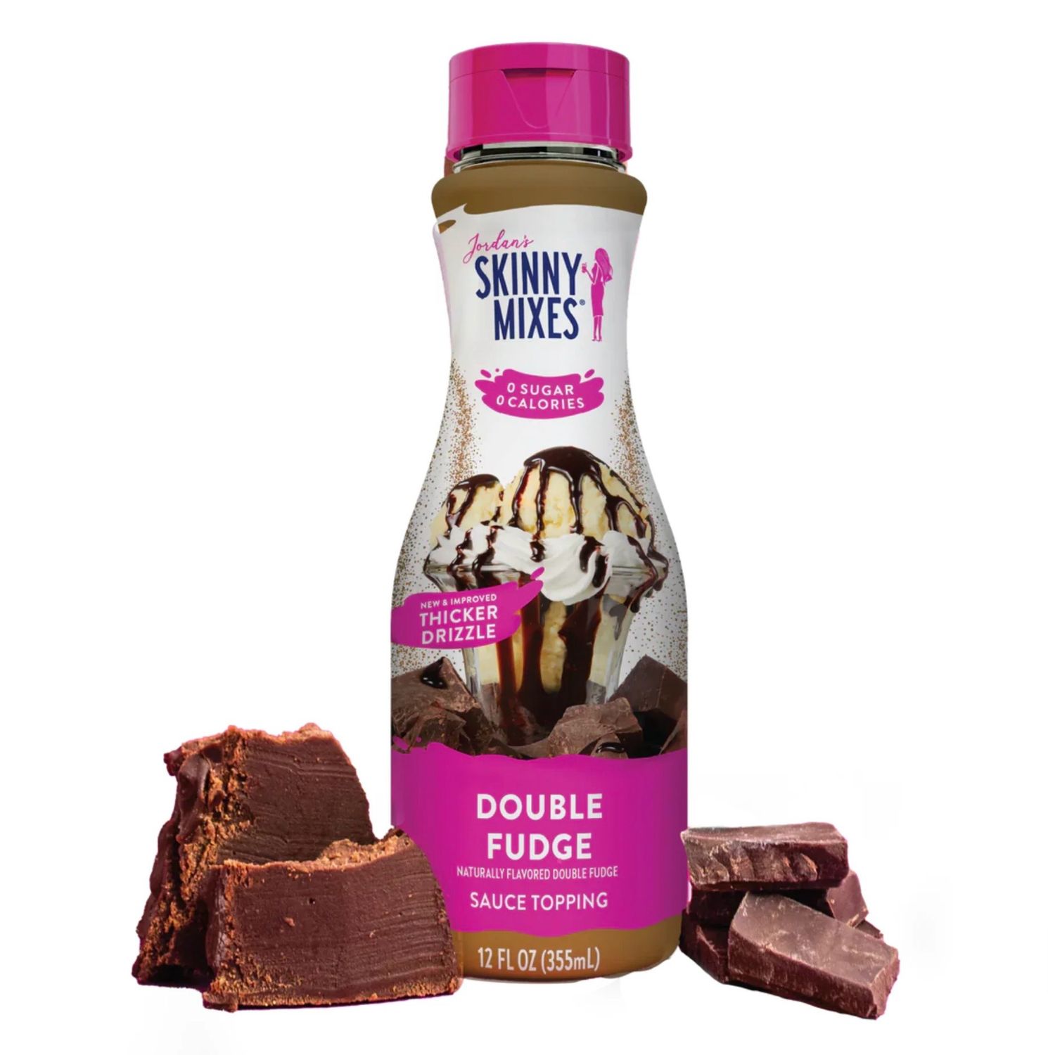 Jordan&#39;s Skinny Sauces Double Fudge Topping 