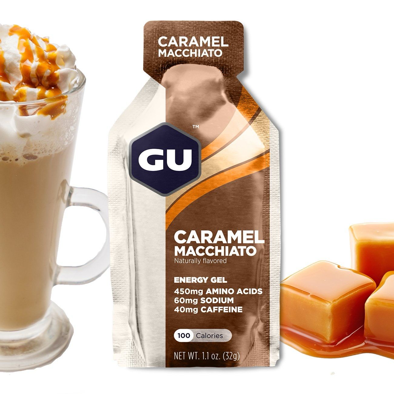 GU Energy Gel Caramel Macchiato 100 Calories 