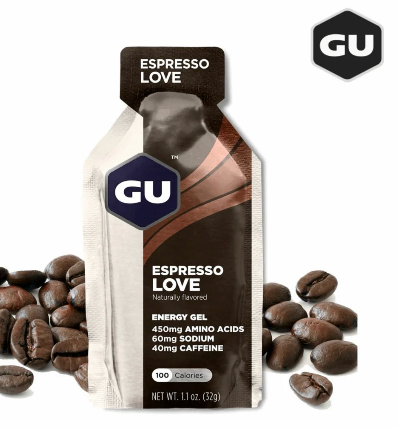 GU Energy Gel Espresso Love 100 Calories 