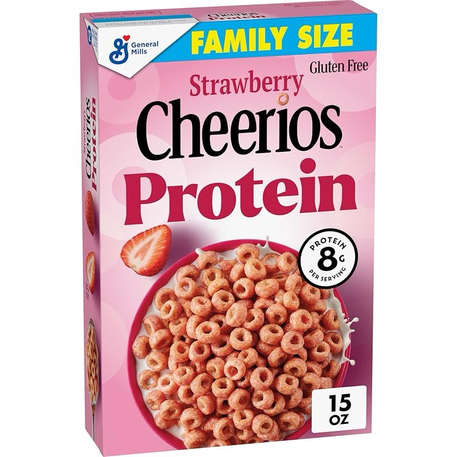 Cheerios Strawberry Protein 8 g Gluten Free Cereal