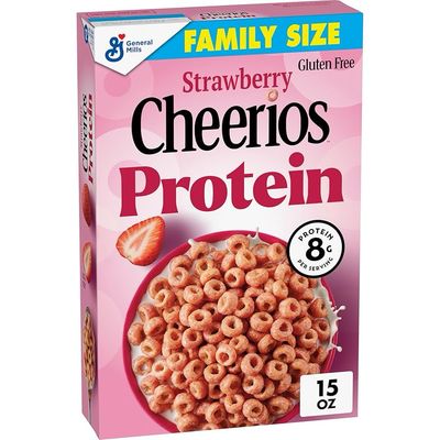 Cheerios Strawberry Protein 8 g Gluten Free Cereal