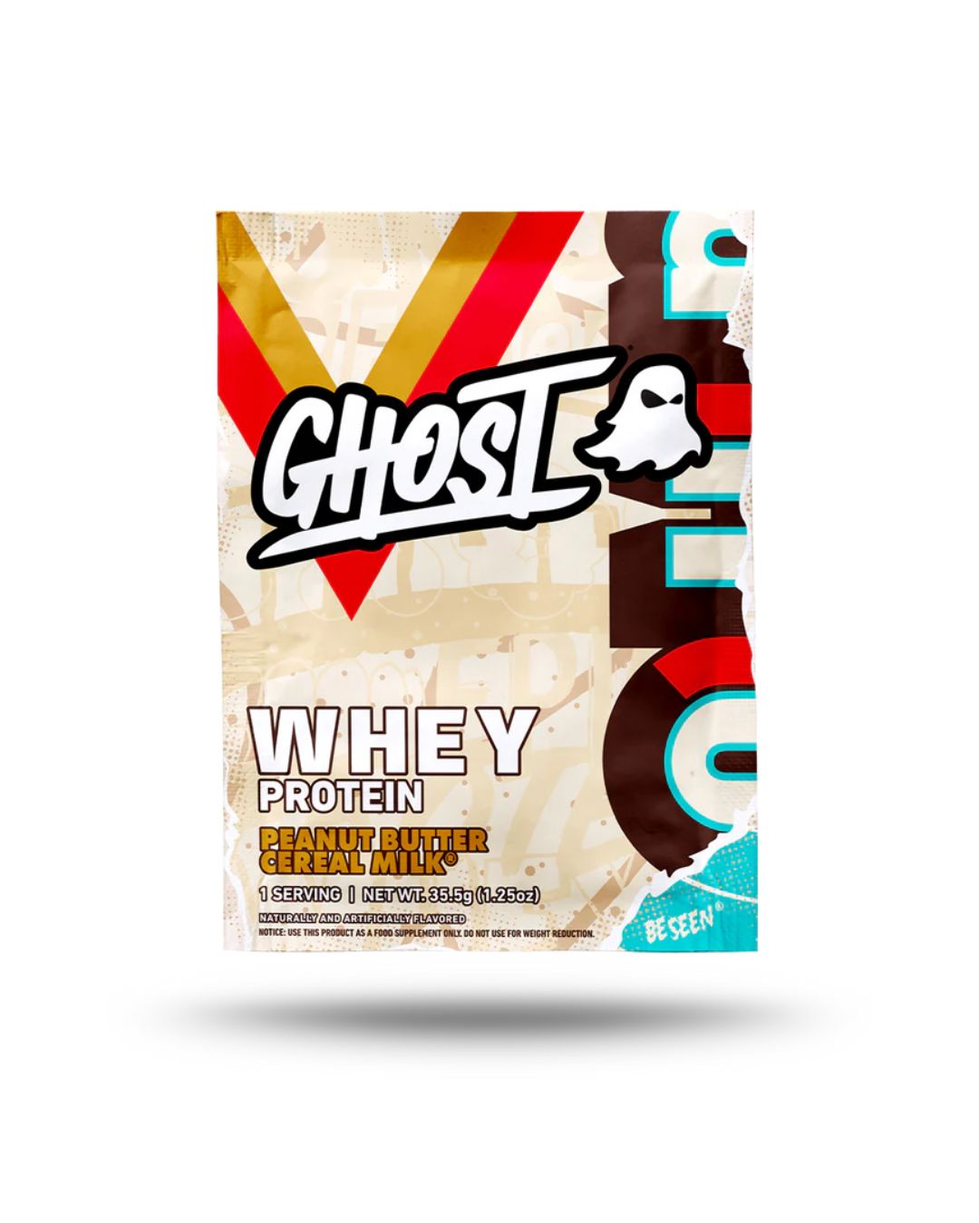 Ghost Whey Protein Peanut Butter Cereal Milk 25g Pro Single Serving