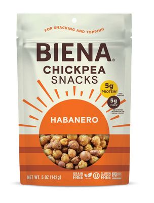 Biena Chickpea Snacks Habanero Vegan Gluten Free