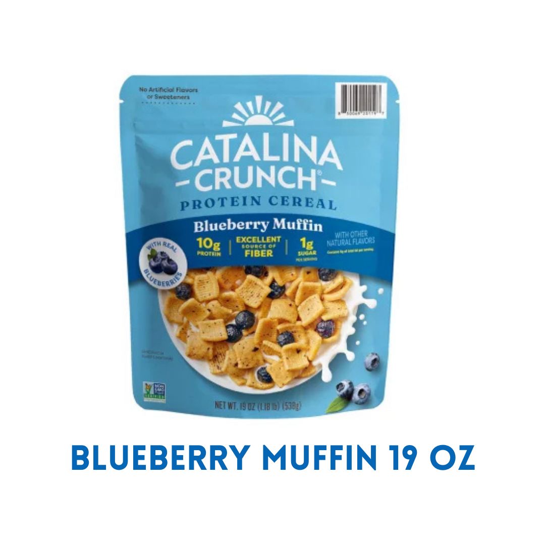 Catalina Crunch Blueberry Muffin 10g PRO KETO Friendly Cereal Gluten Free