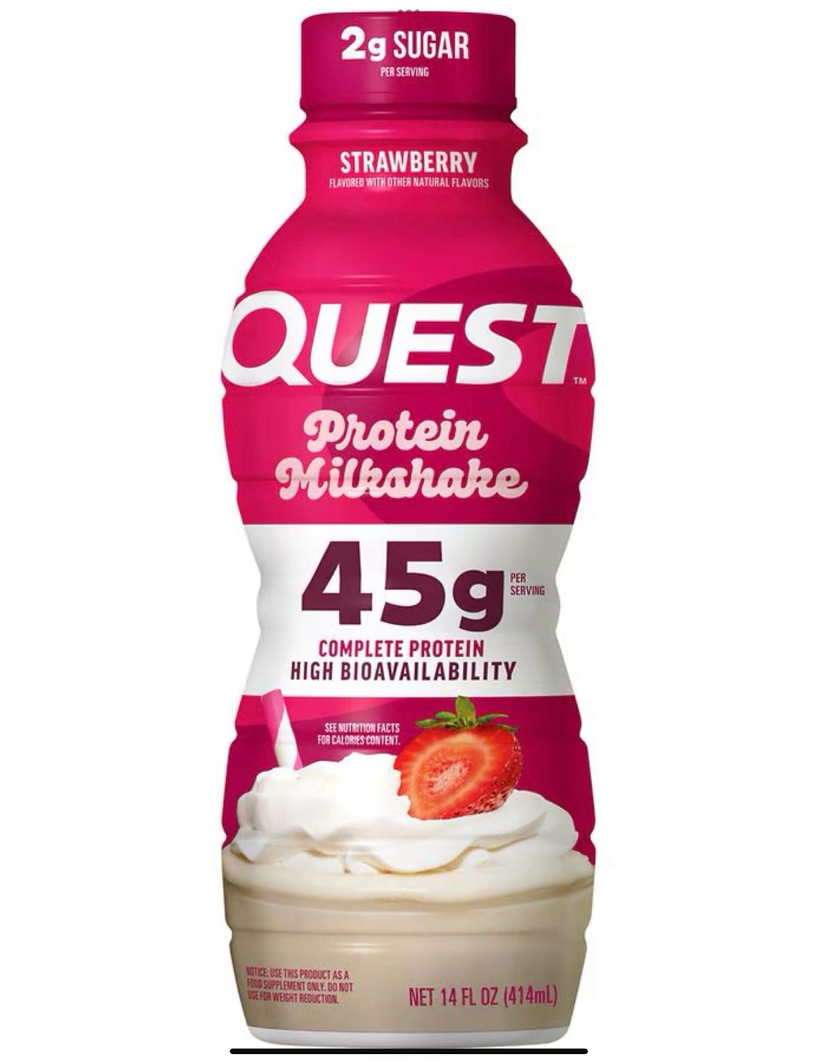 Quest Strawberry 45g Protein Milkshake