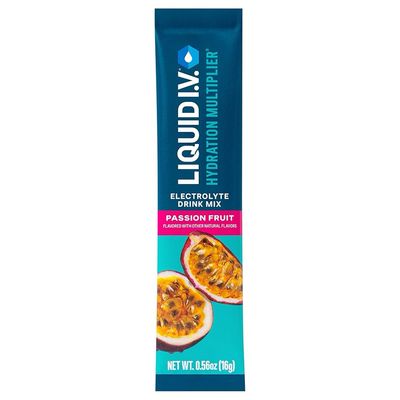 Liquid IV Hydration Multiplier Electrolyte Drink Mix Passion Fruit Single Pack