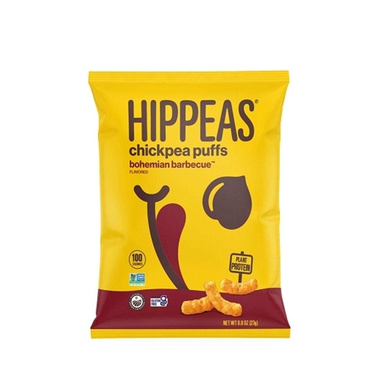 Hippeas Organic Vegan Chickpea Puffs Bohemian Barbecue Plant Based 