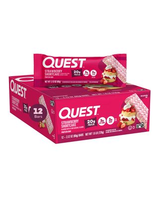 Quest Strawberry Shortcake Protein Bar 20g Pro 12 pack 