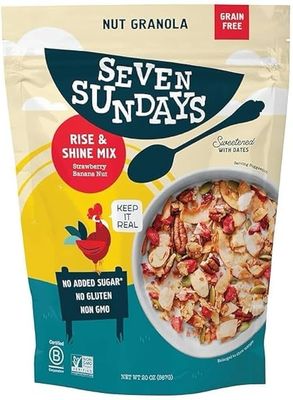 Seven Sundays Nut Granola No Added Sugar No Gluten 