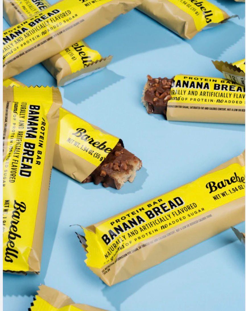 Barebells Banana Bread Protein Bar No Sugar Added 