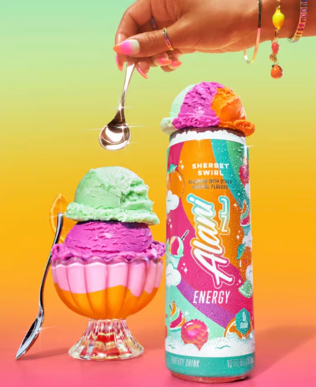 Alani Nu Sherbet Swirl Energy 0g Sugar