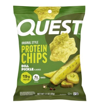 Quest Tortilla Style Protein Chips Dill Pickle