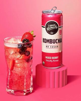 Liquid Remedy Kombucha No Sugar Mixed Berry