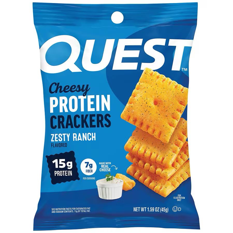 Quest Cheese Crackers Zesty Ranch 10g Pro 