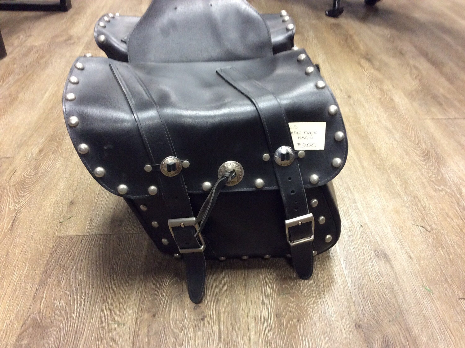 Used Throw over Leather Bags