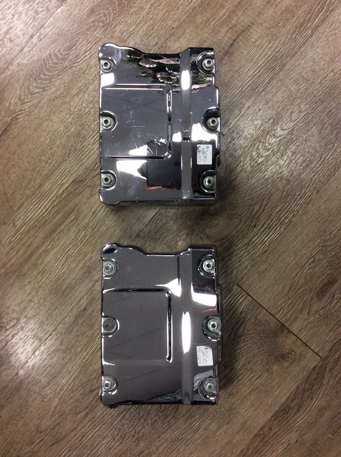 99-13 Harley Davidson OEM Chrome Rocker Box Covers Twin Cam 17571-99 / 17543-99