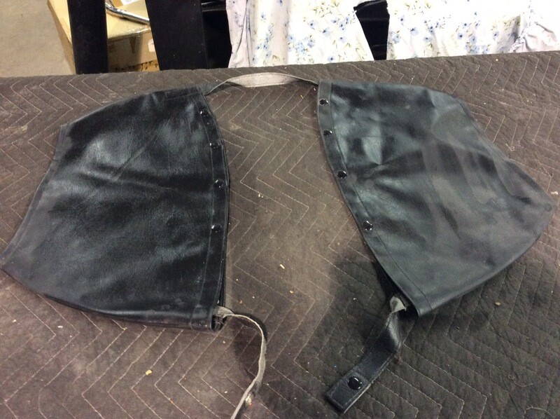 HARLEY Engine Guard Crash Bar Covers/ELEPHANT EARS/WIND RAIN PROTECTORS