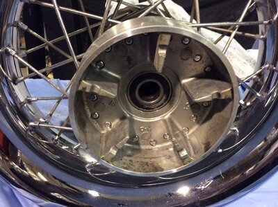 Chrome 16" x 5" Rear 40 Spoke Wheel Rim Harley Touring Bagger Dresser 2009-2019 OEM 53566-11