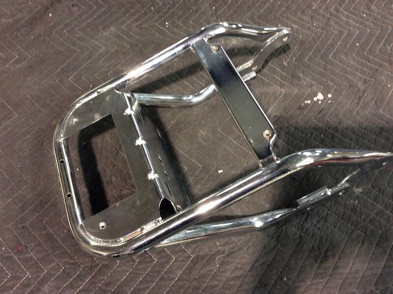 HARLEY DAVIDSON OEM CHROME TOUR-PAK LUGGAGE RACK TOURING FLHTC 2009-2013