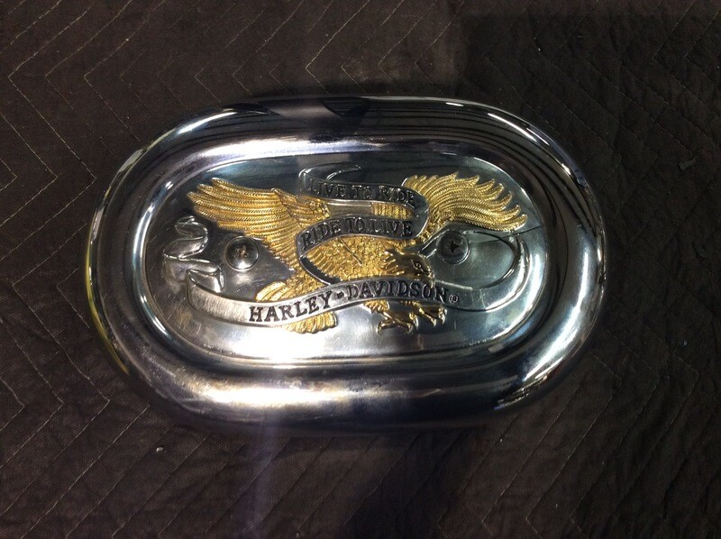 1997-2003 Harley Sportster AIR CLEANER BREATHER WITH LIVE TO RIDE INSERT