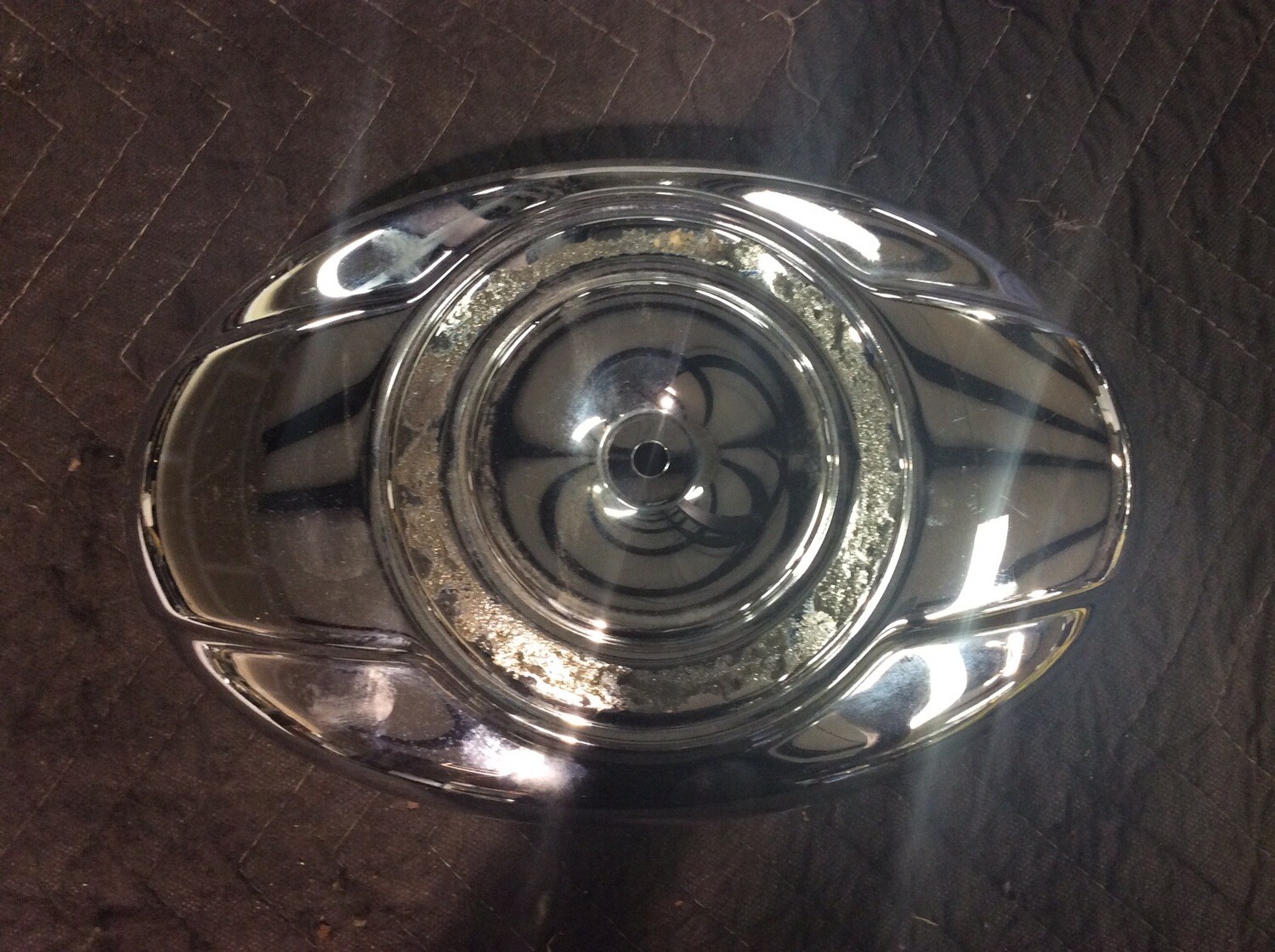 HARLEY AIR BREATHER CHROME COVER - NO INSERT