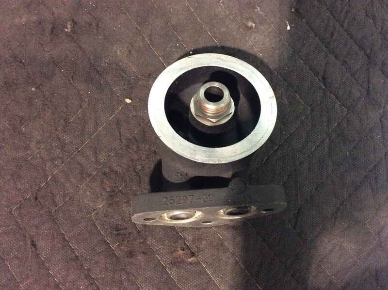 26297-99 OEM 99-06 Harley Davidson Oil Filter Mount Touring Dyna,Road Glide,King,Electra,  BLK