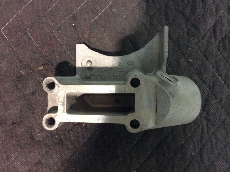 Harley 62431-02 Transmission Filler Fill Spout Housing 2002-2016 Twin Cam GREY/SILVER