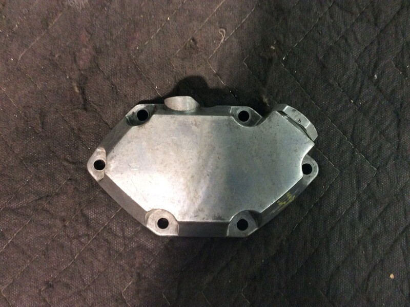 Harley 37082-84 early Evo 5 speed transmission clutch cover end FXR FLH Fx