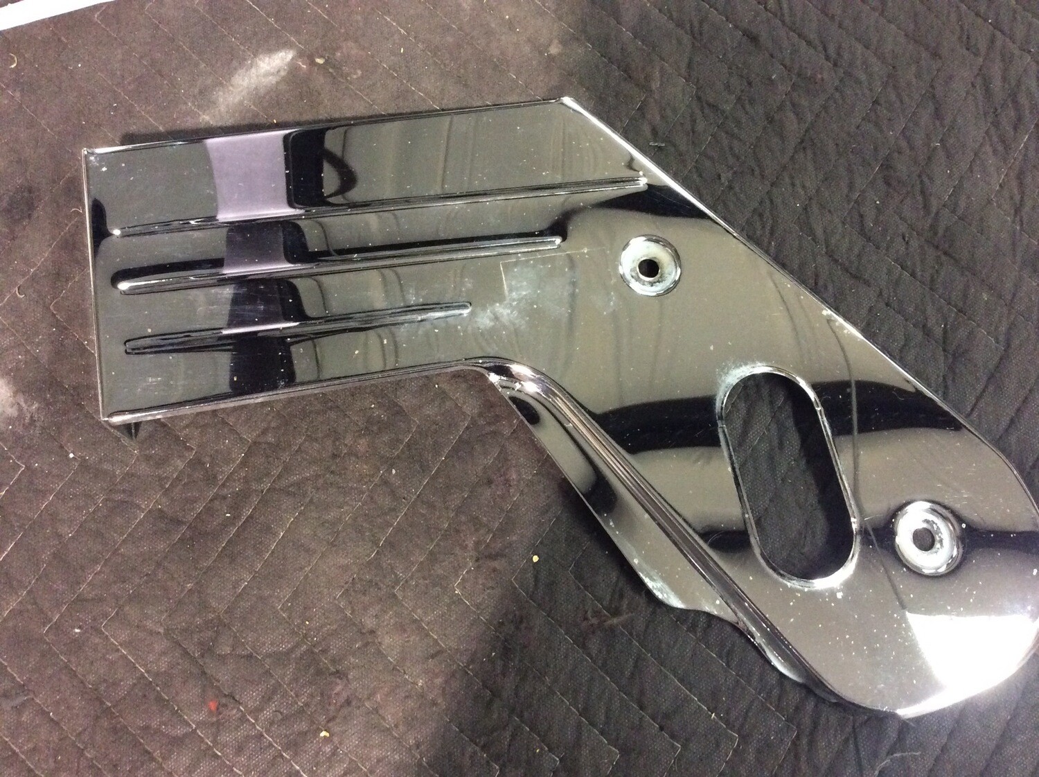 Harley Frame Cover Chrome Battery Cover  Shovelhead Dresser FL FLH