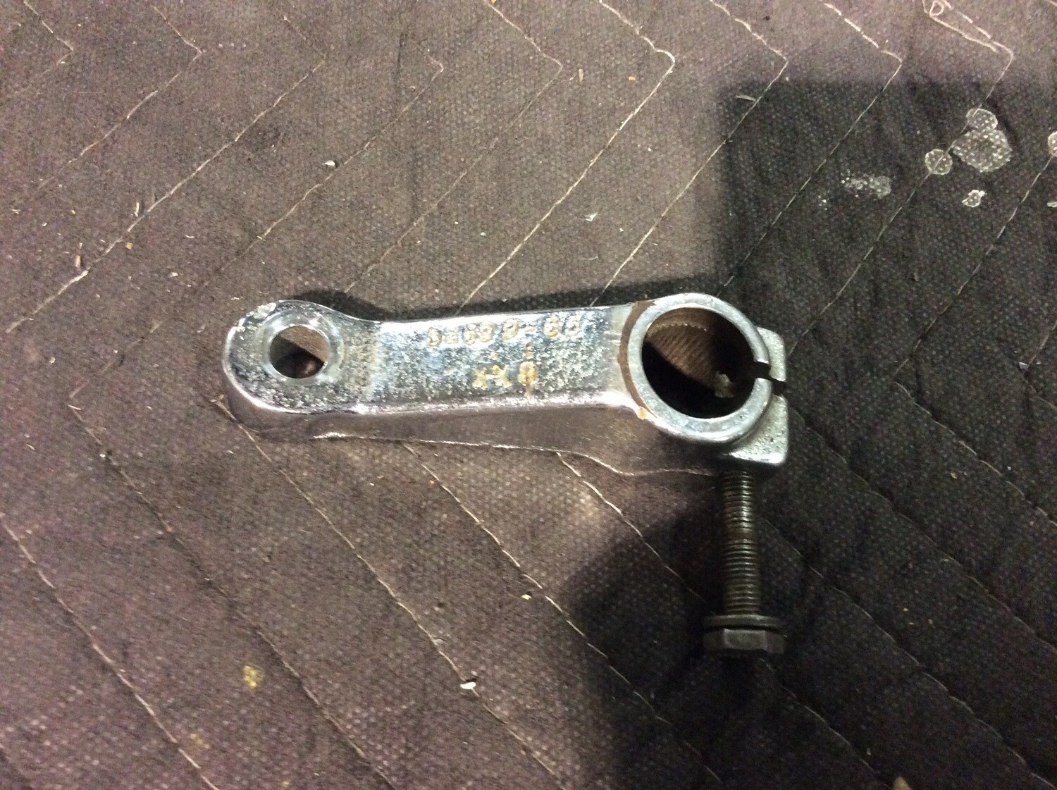 Vintage Harley OEM Shovelhead FL FLH FLX CHROME Footrest Mount Support Peg 52699-65 Vintage Harley OEM Shovelhead FL FLH FLX CHROME Footrest Mount Support Peg 52699-65