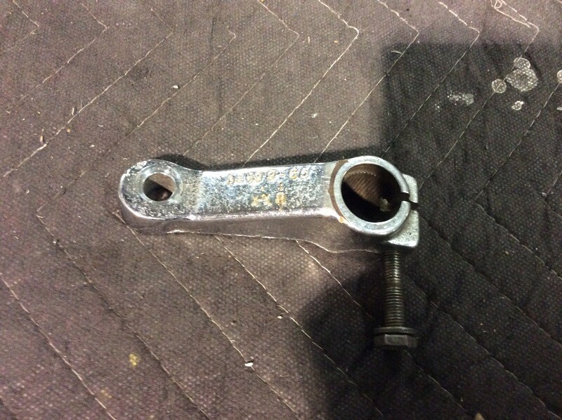 Vintage Harley OEM Shovelhead FL FLH FLX CHROME Footrest Mount Support Peg 52699-65