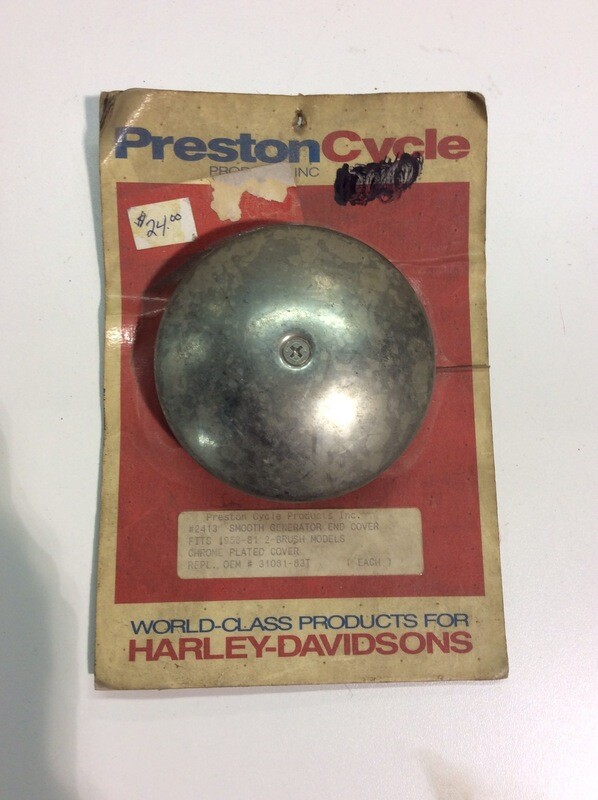 SMOOTH GENERATOR END COVER 1958-81 REPLACES 31081-83