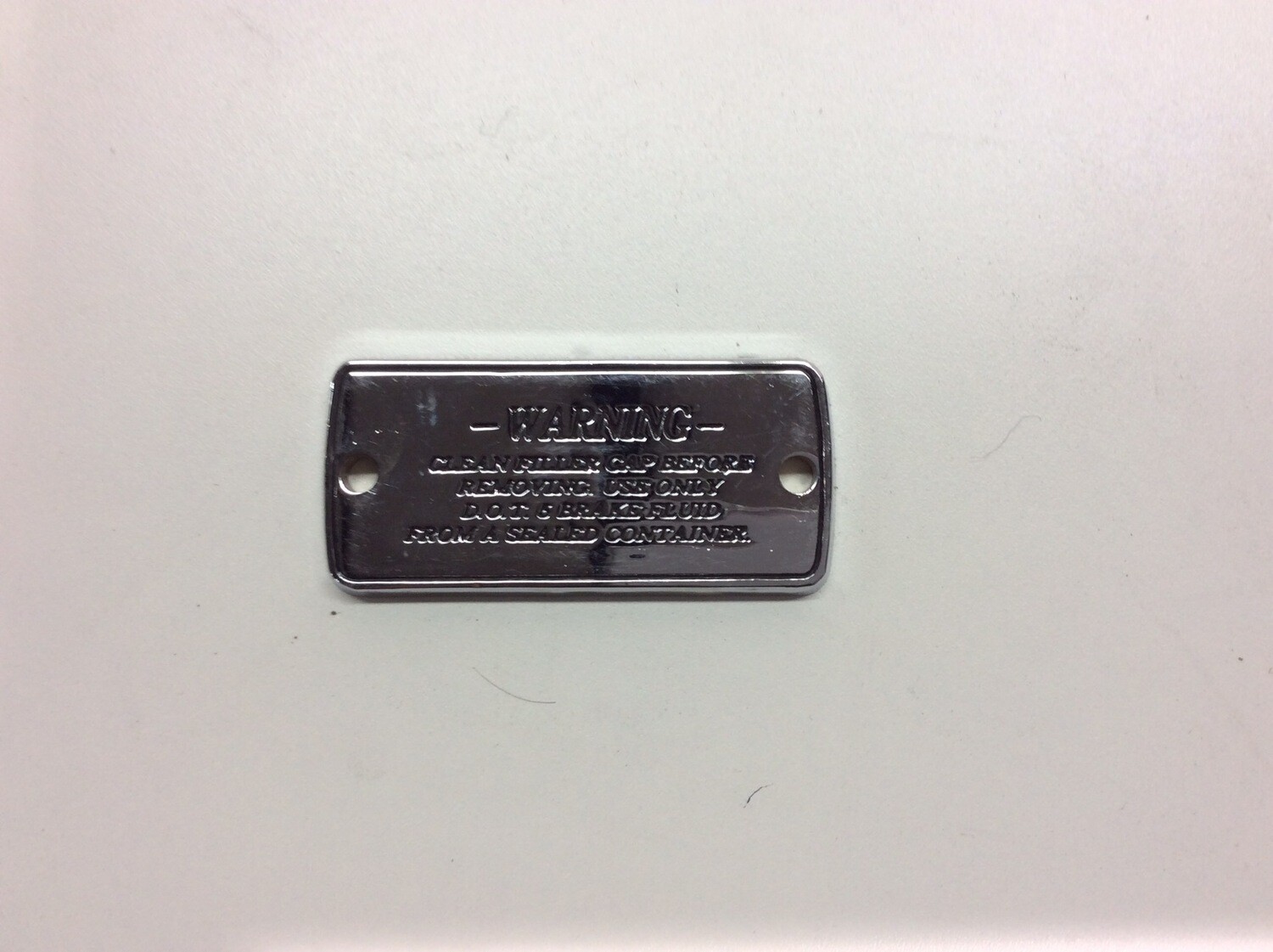 HARLEY B/T EVOLUTION REAR MASTER CYLINDER COVER