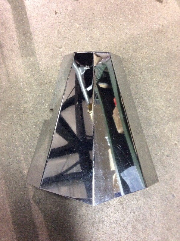 Chrome Engine Air Scoop For Harley-Davidson Shovelhead 1966-1984