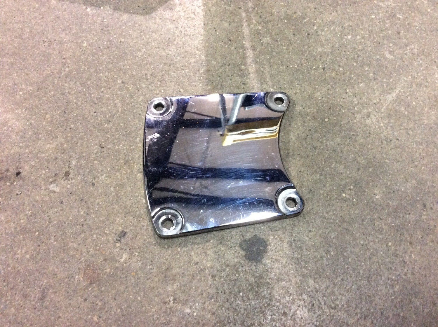 OEM HARLEY DAVIDSON CHROME BIG TWIN PRIMARY INSPECTION COVER P/N 60672-98