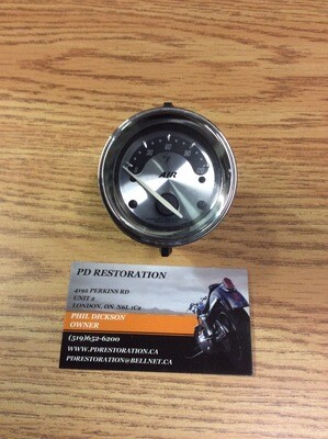 Air Temperature Gauge 74715-09 Spun Aluminum Harley Touring Models
