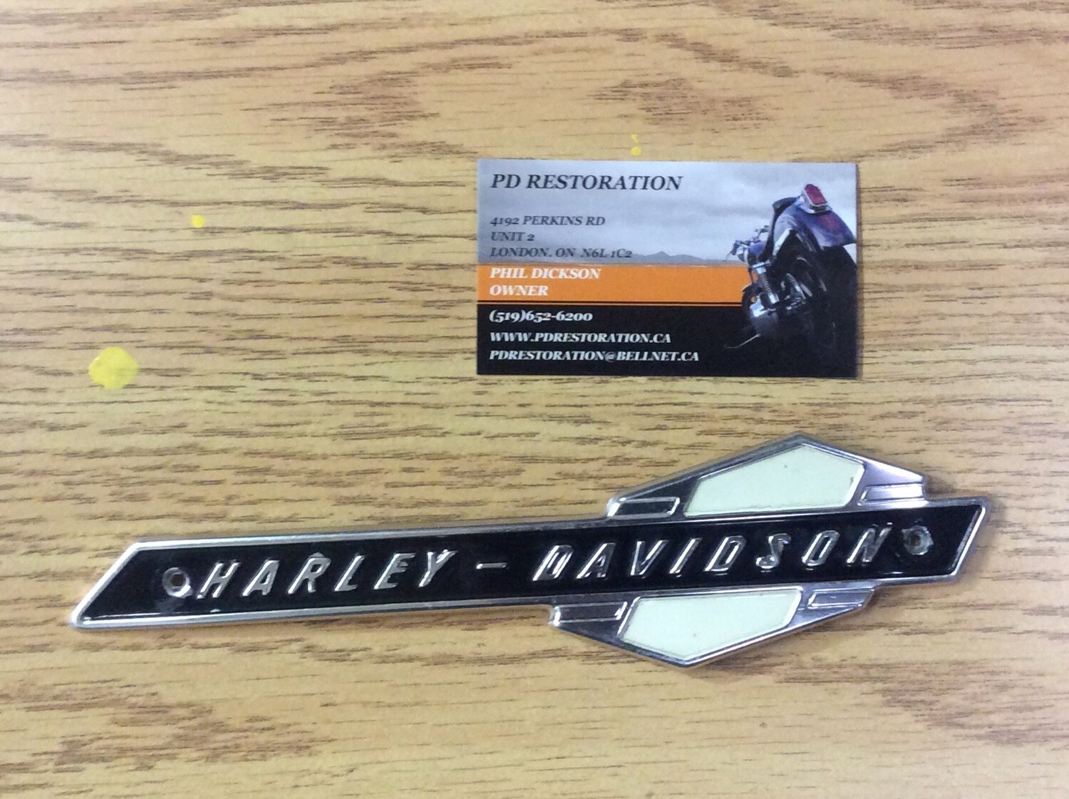 NOS HARLEY PANHEAD 1963-1965 GAS TANK EMBLEMS