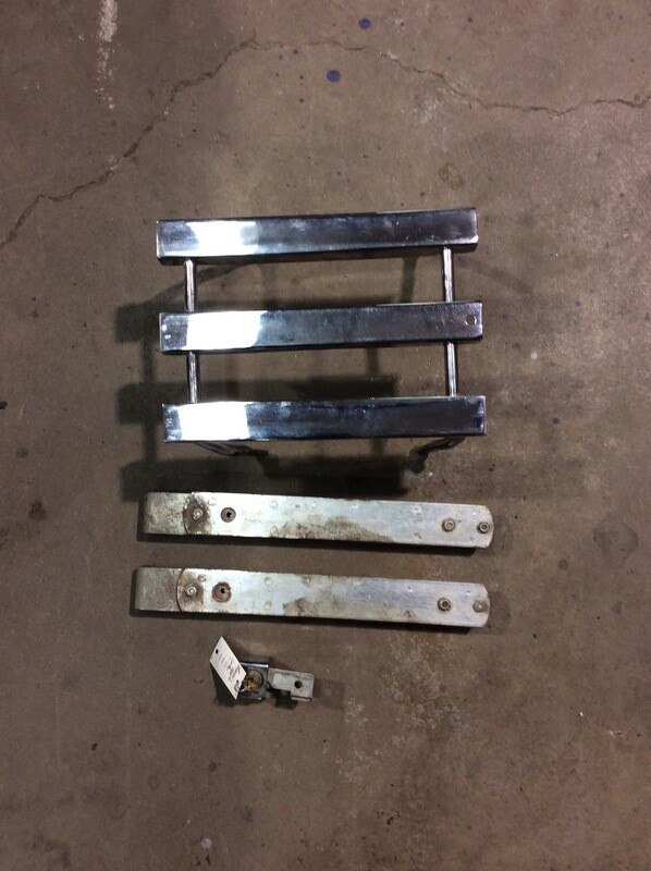 Harley Shovelhead Panhead Clip on Luggage Rack Tour Pak Mounting Brackets & Luggage Rack & LOCK