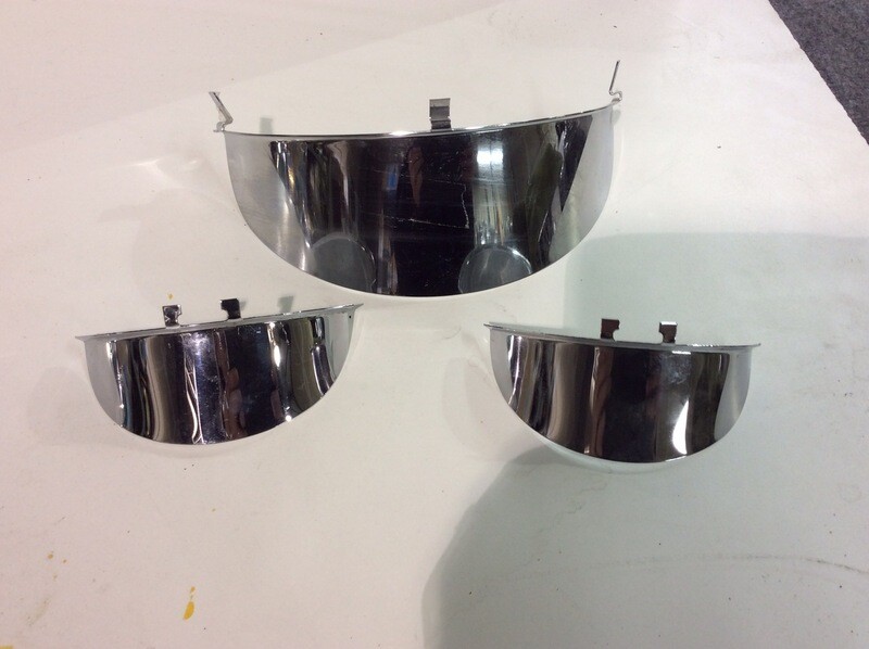 HARLEY HEADLAMP AND SPOTLAMP VISORS