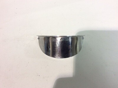 CHROME SPOT LIGHT VISOR​ 4.5 INCH WITH SPIKES