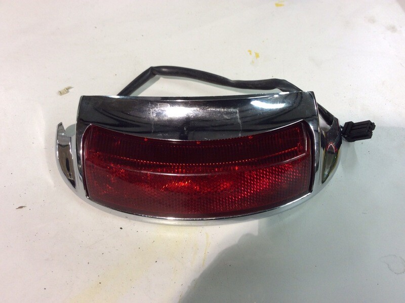 Harley Davidson 09-16 Touring Rear Fender Tip Brake Light OEM 5858630 Chrome
