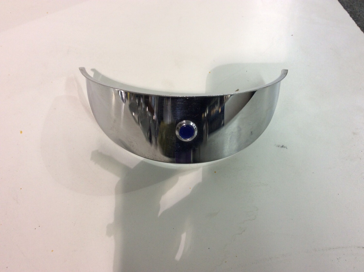 HARLEY HEAD LAMP LIGHT VISOR BLUE DOT